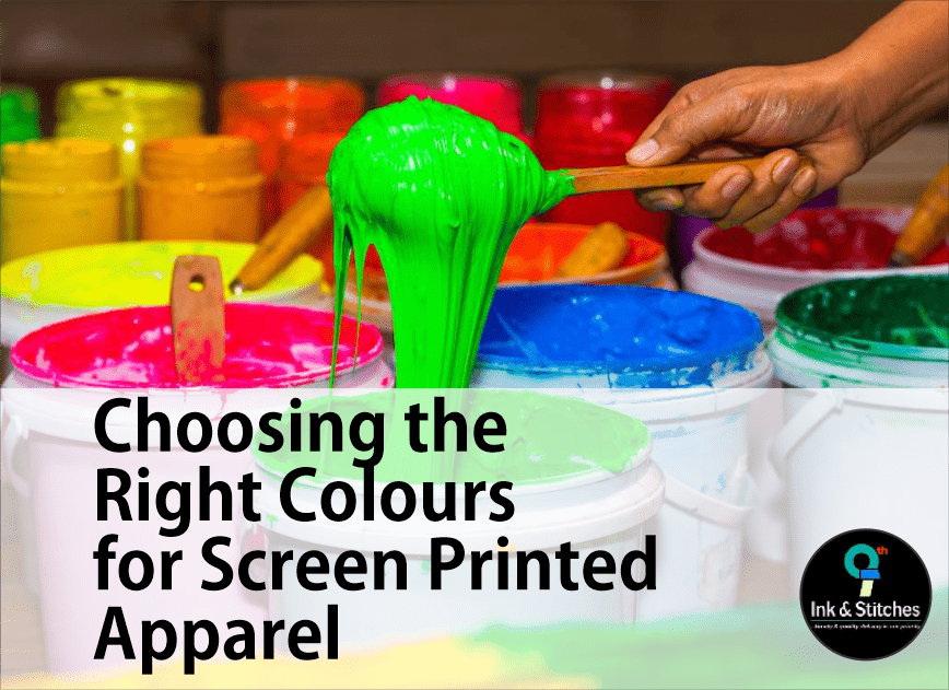 Screen printing colours