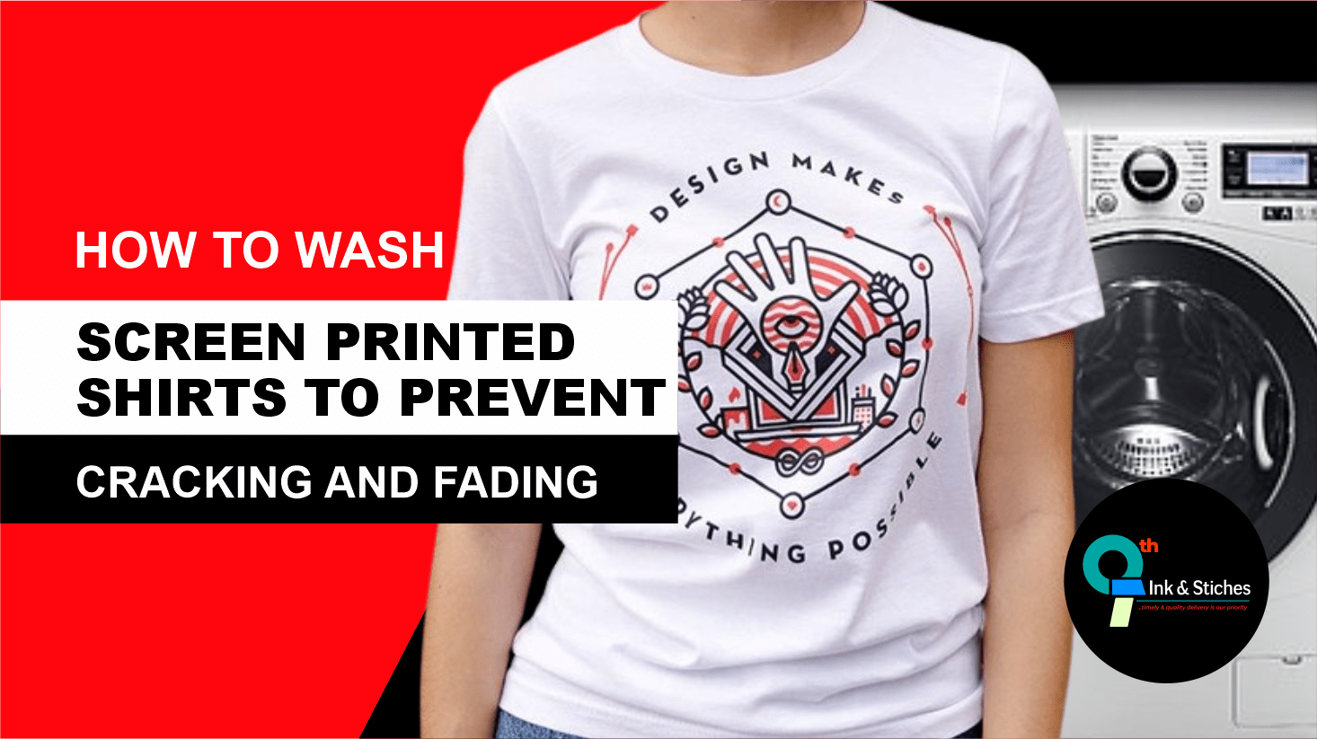 How to Wash Screen Printed Shirts to Prevent Cracking and Fading